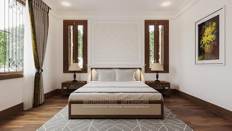 .
Để làm cho không gian nội thất phòng ngủ của bạn trở nên hấp dẫn và độc đáo hơn, hãy thay đổi mẫu giường ngủ gỗ hiện đại này.